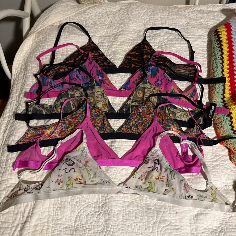 Parade Bralette Lot of 6, Size Small